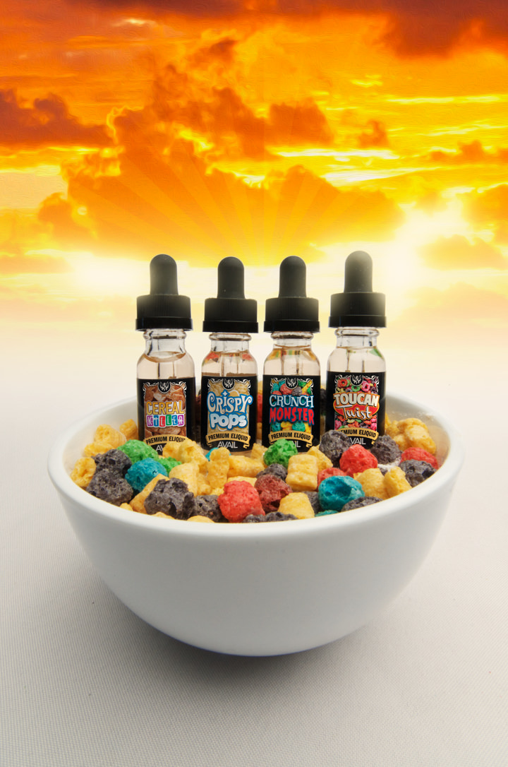 <br /><b>Warning</b>: Undefined variable $page_no in <b>/home2/laymanne/public_html/projects.php</b> on line <b>609</b><br />AVAIL Vapor Cereal Four Bottles Photo