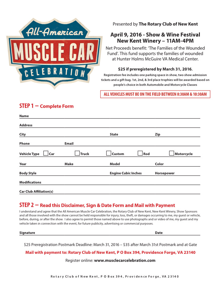 <br /><b>Warning</b>: Undefined variable $page_no in <b>/home2/laymanne/public_html/projects.php</b> on line <b>609</b><br />All-American Muscle Car Celebration 2016 Registration Form Print 