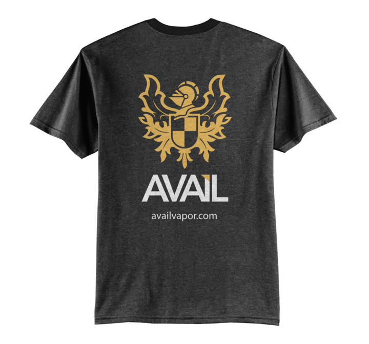 AVAIL Vapor Logo Men’s Shirt Print Side 2