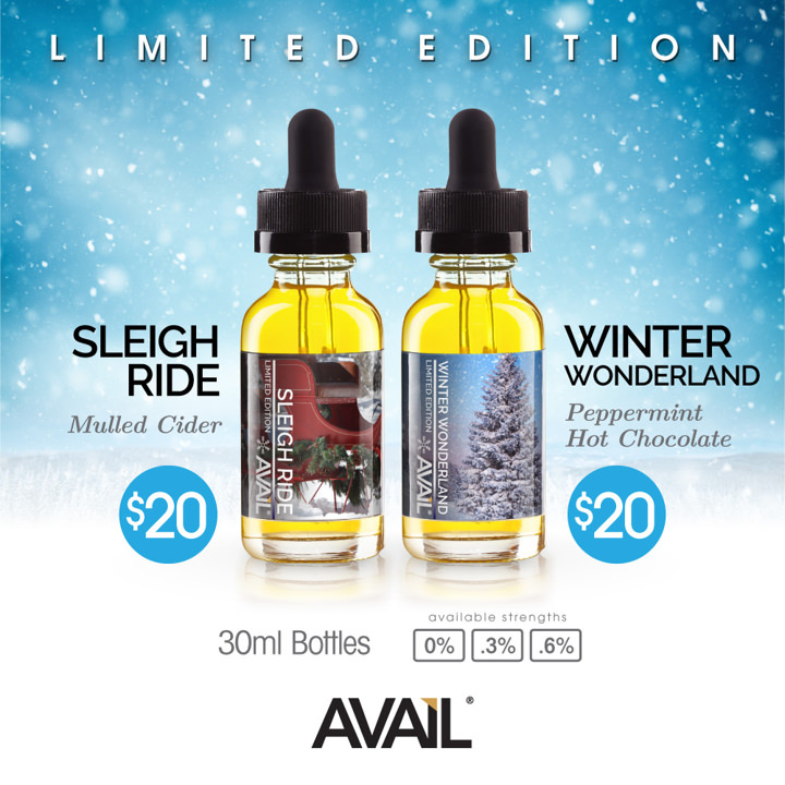 <br /><b>Warning</b>: Undefined variable $page_no in <b>/home2/laymanne/public_html/projects.php</b> on line <b>609</b><br />AVAIL Vapor Holiday E-Liquid Sleigh Ride & Winter Wonderland Square Ad Web
