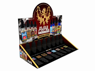 Premium E-Liquid Display