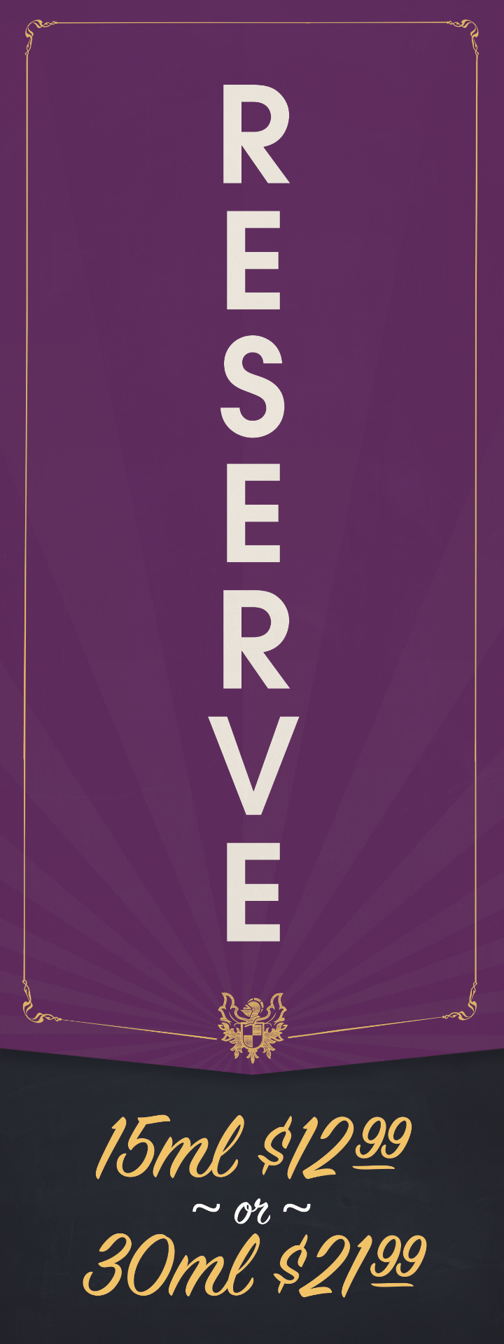 AVAIL Vapor Table Tasting Signs Print Side 1