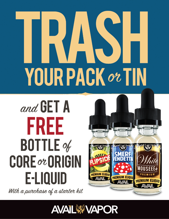 <br /><b>Warning</b>: Undefined variable $page_no in <b>/home2/laymanne/public_html/projects.php</b> on line <b>609</b><br />AVAIL Vapor Trash Your Pack Flyer Print 