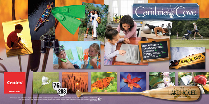 Centex Homes Cambria Cove Brochure Print Side 1
