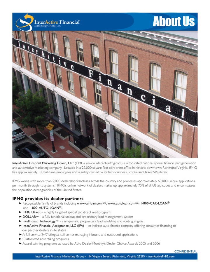 <br /><b>Warning</b>: Undefined variable $page_no in <b>/home2/laymanne/public_html/projects.php</b> on line <b>609</b><br />InterActive Financial Marketing Group IFMG About Sales Sheet 2 Print 