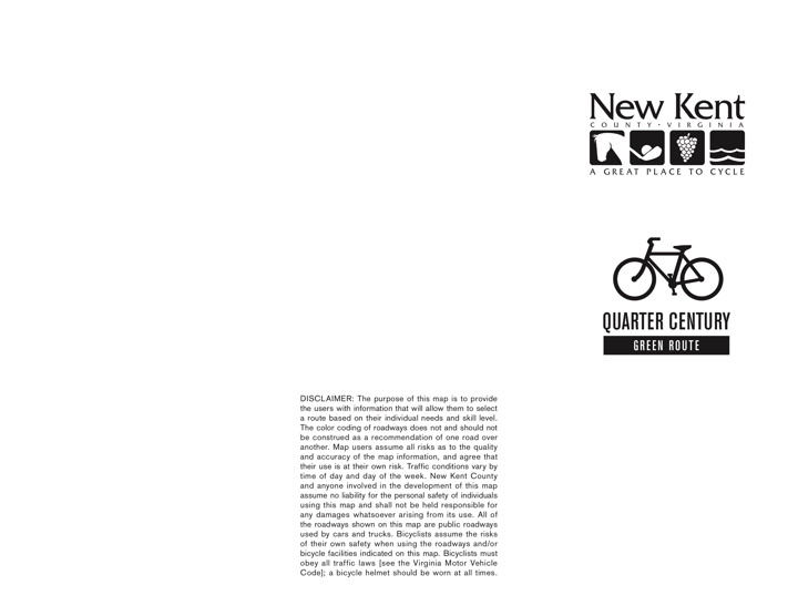 New Kent Economic Development Quarter Century Route Brochure Print Side 1