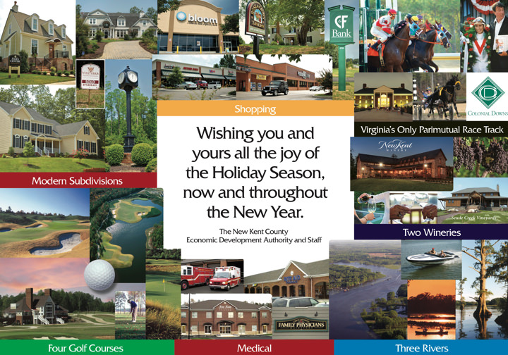 New Kent Economic Development X-mas Card Print Side 2