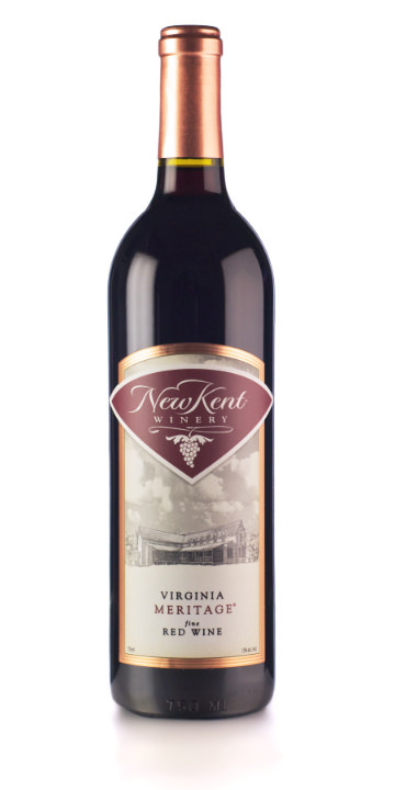 Virginia Meritage Red Wine Bottle