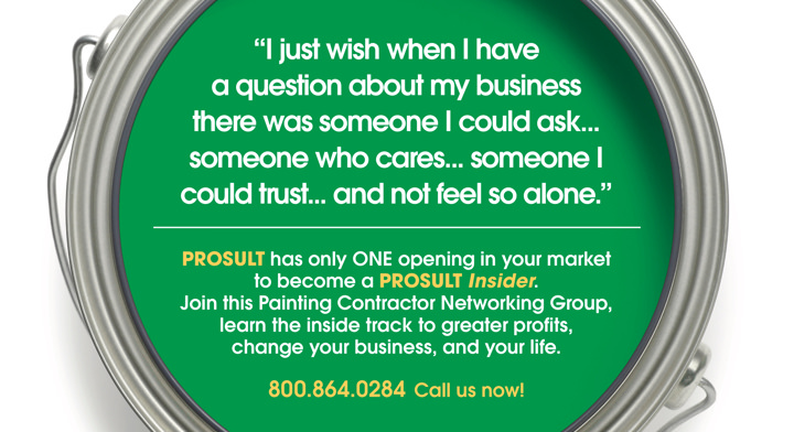 PROOF Manangement Painting Green Direct Mail Print Side 1