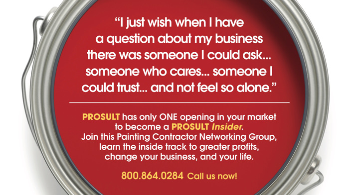 PROOF Manangement Painting Red Direct Mail Print Side 1